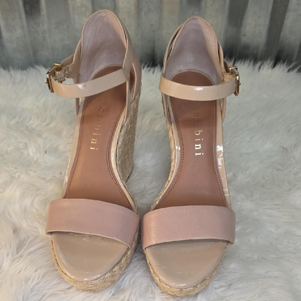 Gianni Bini Blush Wedge Sandals - Picture 2 of 8